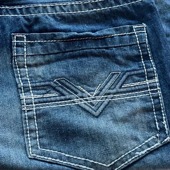 Blue Reign Men’s distressed straight leg jeans, size 32 X 32 - Picture 9 of 11